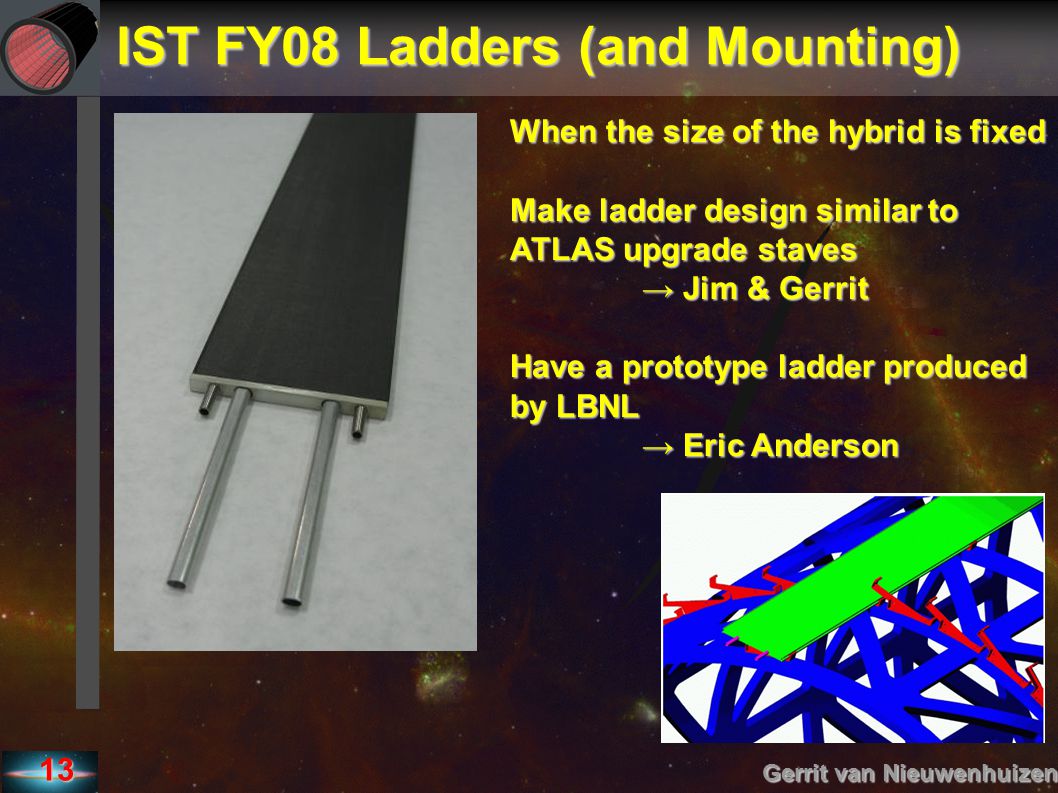 IST FY08 Ladders (and Mounting)‏