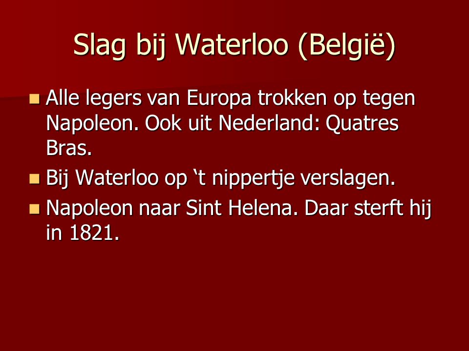Slag bij Waterloo (België)