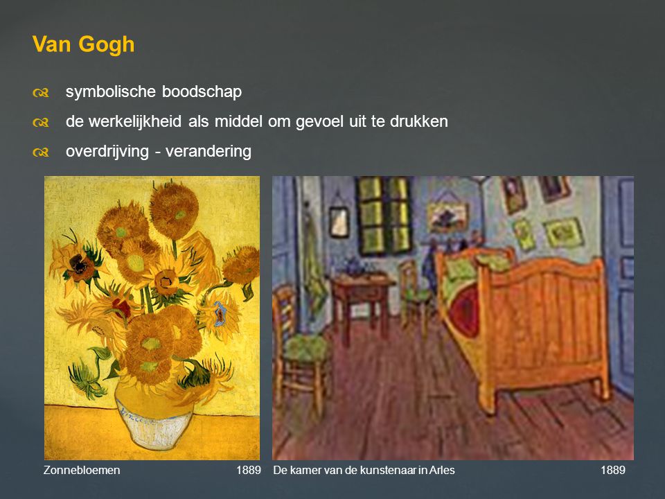Van Gogh d symbolische boodschap