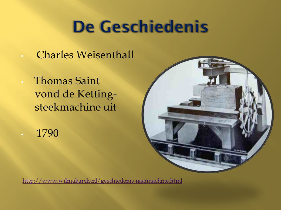 De Geschiedenis Charles Weisenthall Thomas Saint vond de Ketting-