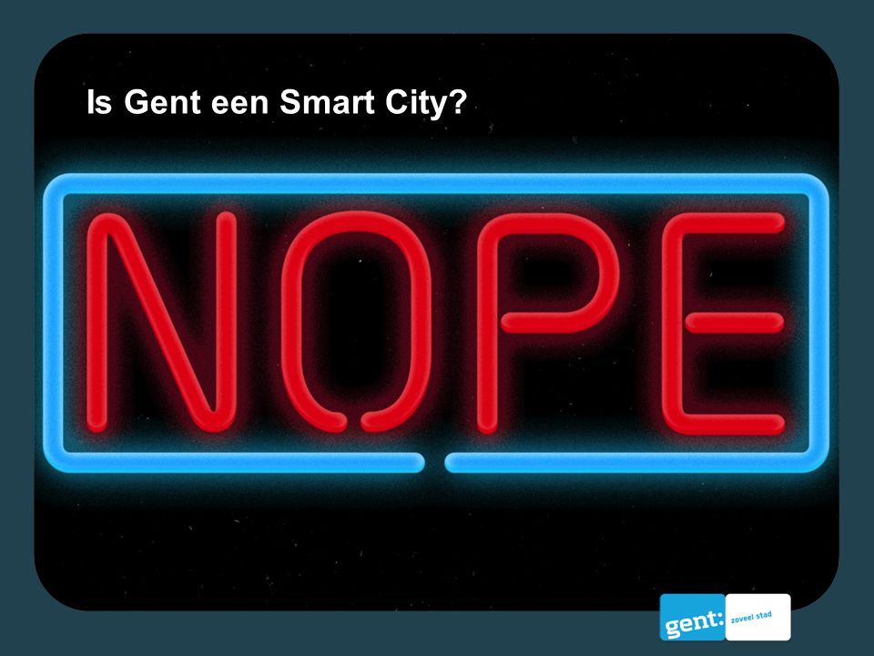 Is Gent een Smart City