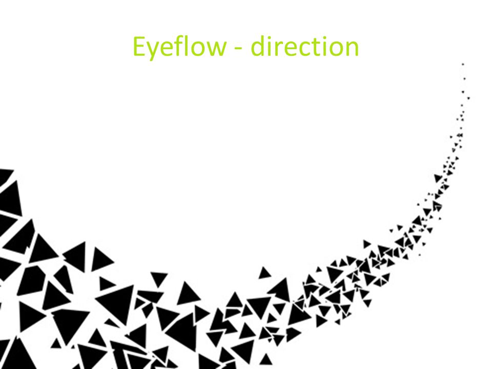 Eyeflow - direction Je kan Richting ook sturen