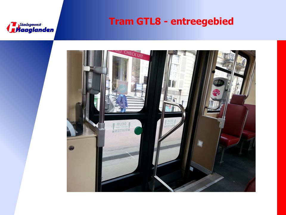 Tram GTL8 - entreegebied