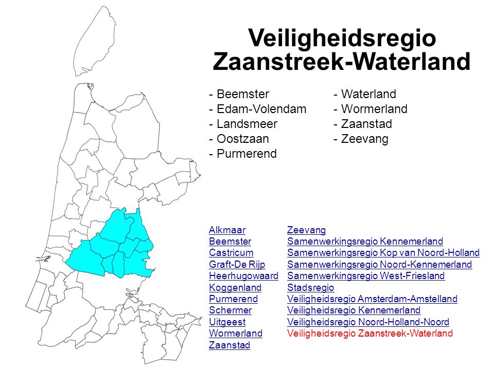 Veiligheidsregio Zaanstreek-Waterland