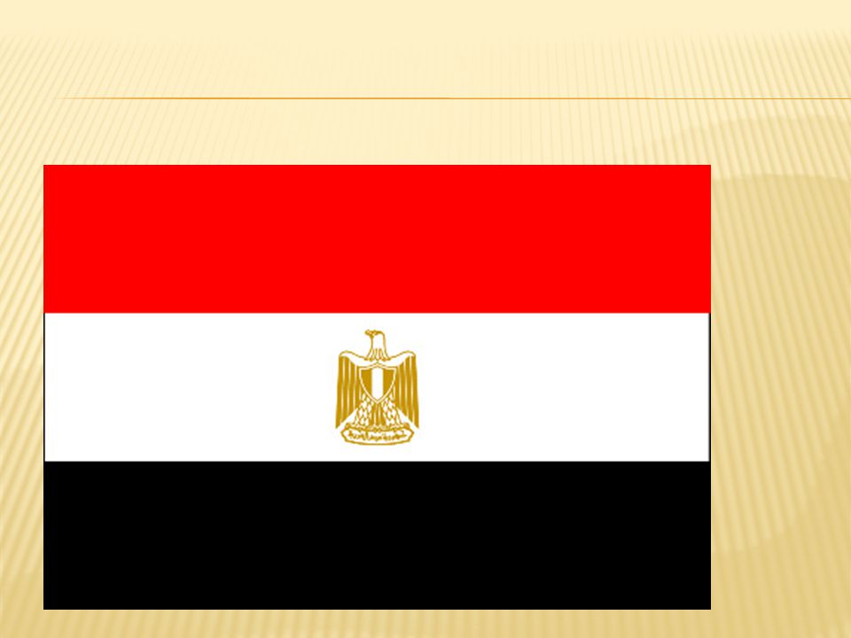 De vlag van Egypte en het volkslied.