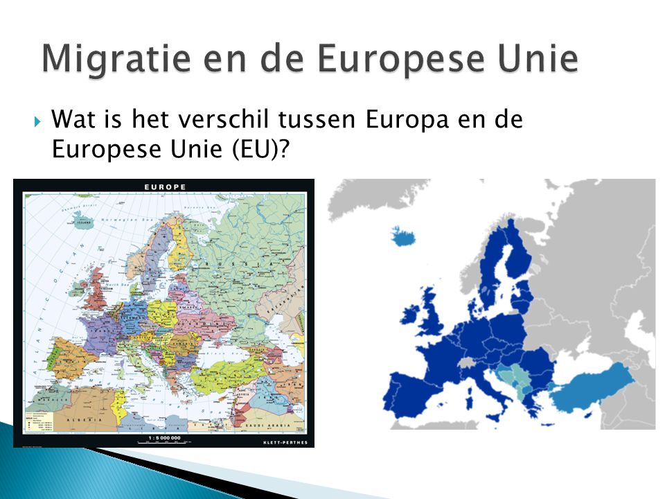 Migratie en de Europese Unie