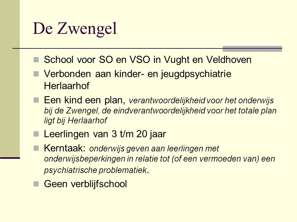 De Zwengel School voor SO en VSO in Vught en Veldhoven