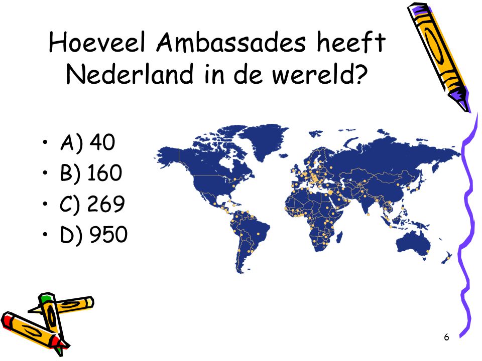 Hoeveel Ambassades heeft Nederland in de wereld