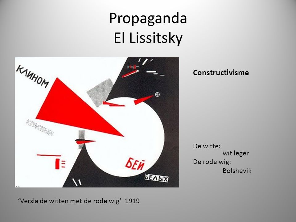 Propaganda El Lissitsky