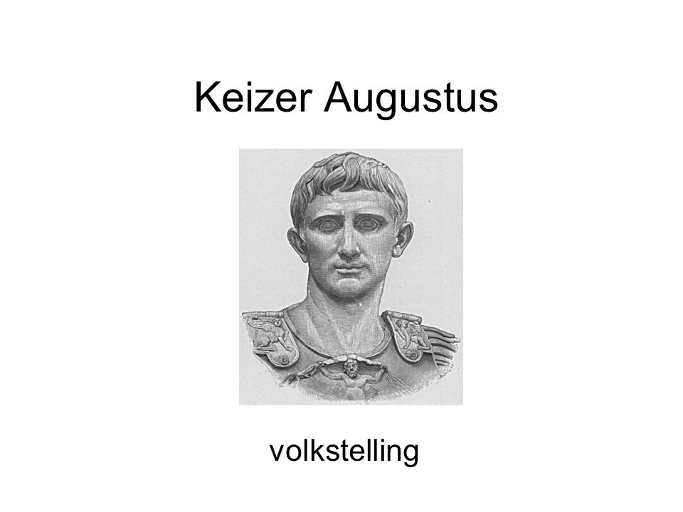 Keizer Augustus volkstelling