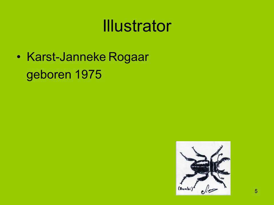 Illustrator Karst-Janneke Rogaar geboren 1975