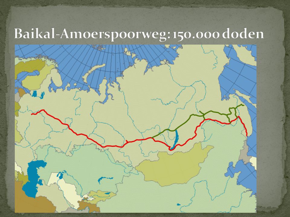 Baikal-Amoerspoorweg: doden