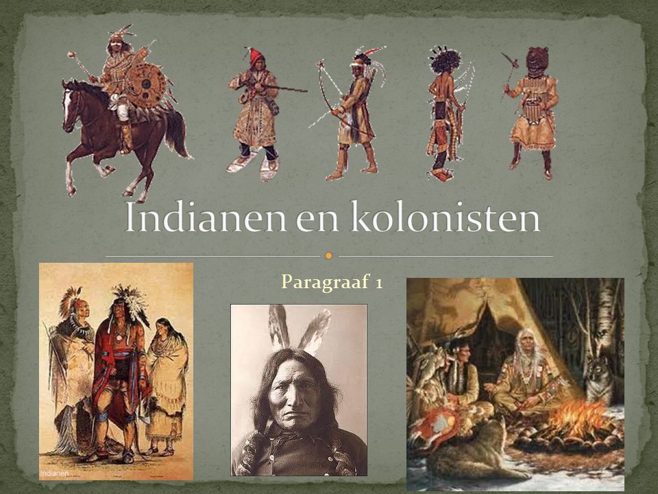 Indianen en kolonisten
