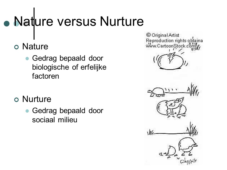 Nature versus Nurture Nature Nurture