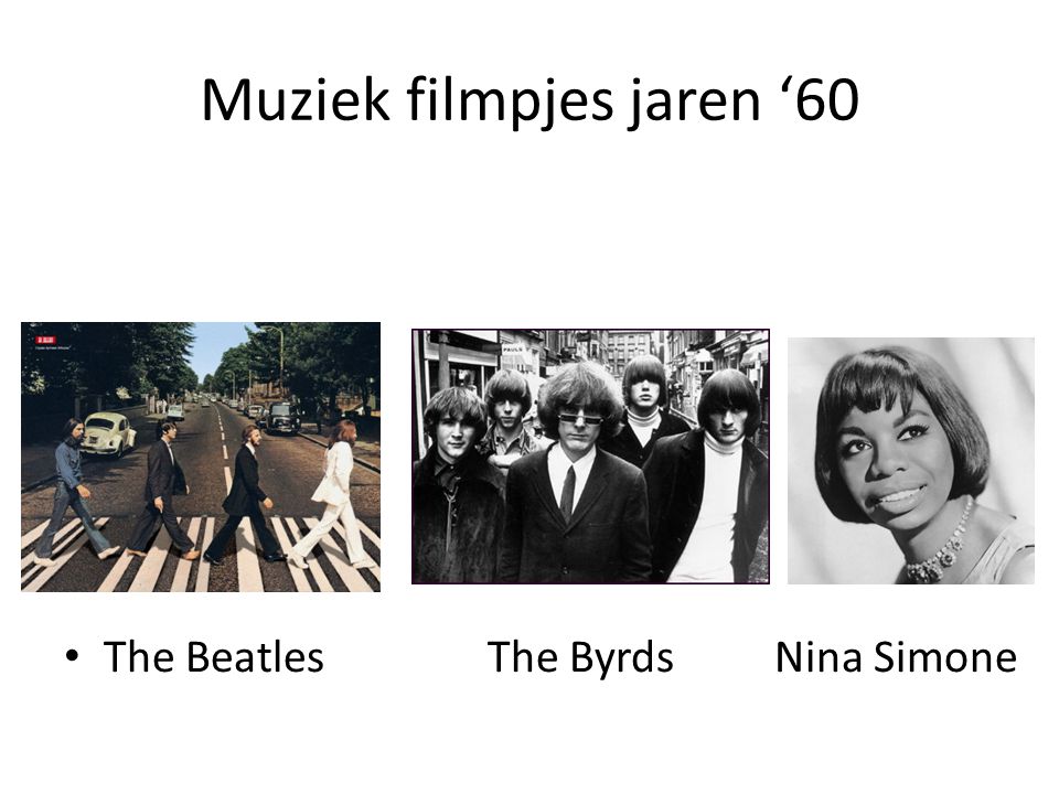Muziek filmpjes jaren ‘60