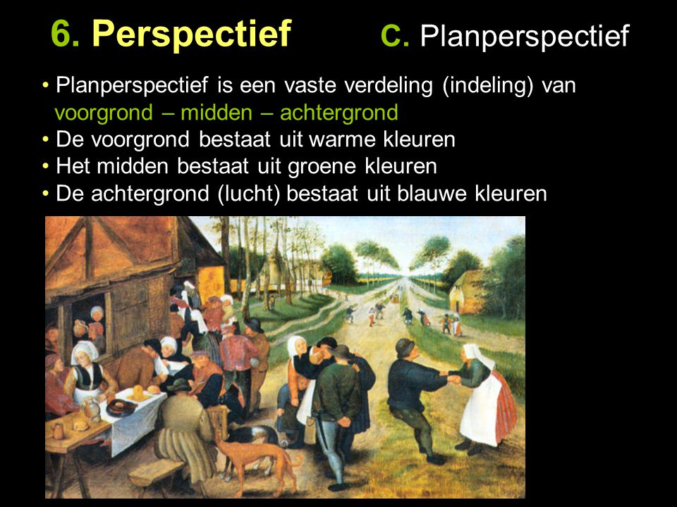 6. Perspectief C. Planperspectief