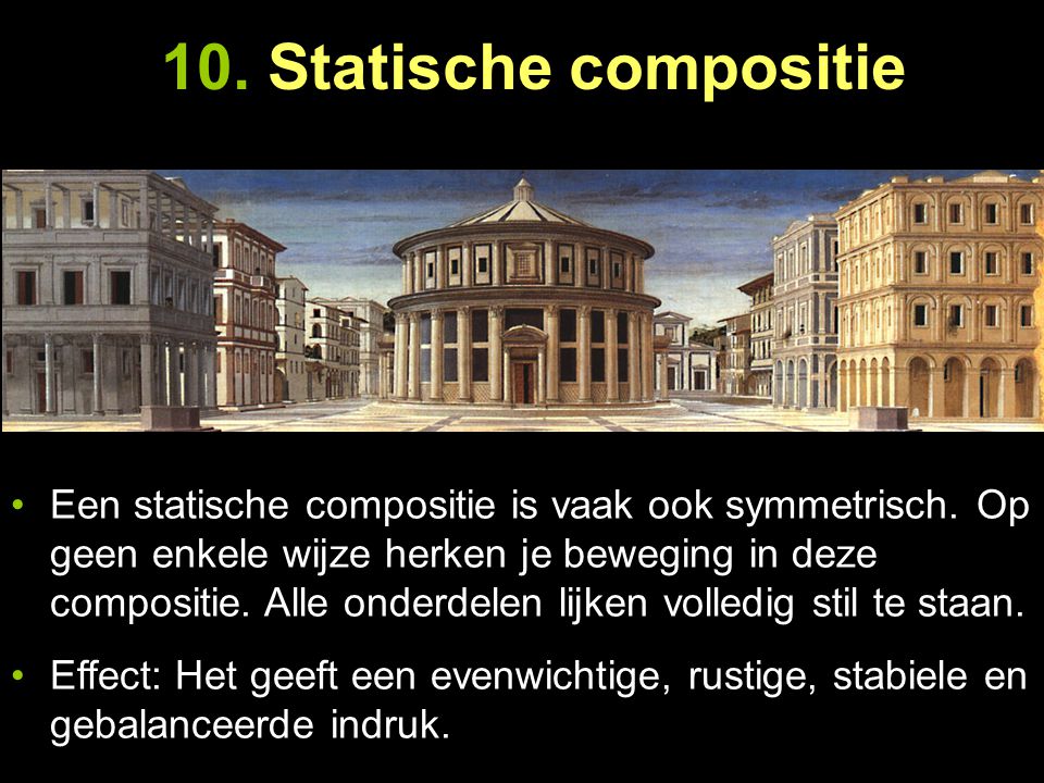 10. Statische compositie