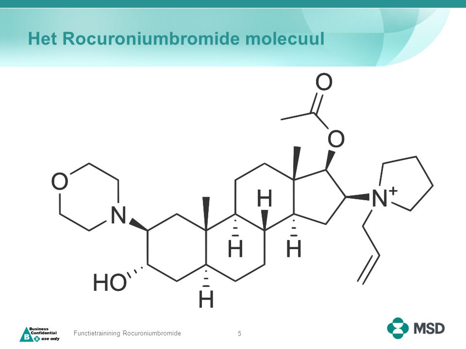 Het Rocuroniumbromide molecuul