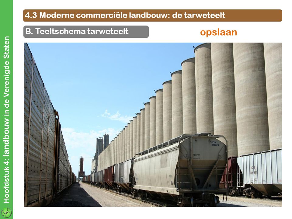 opslaan 4.3 Moderne commerciële landbouw: de tarweteelt