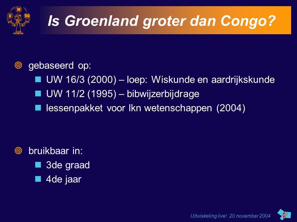 Is Groenland groter dan Congo