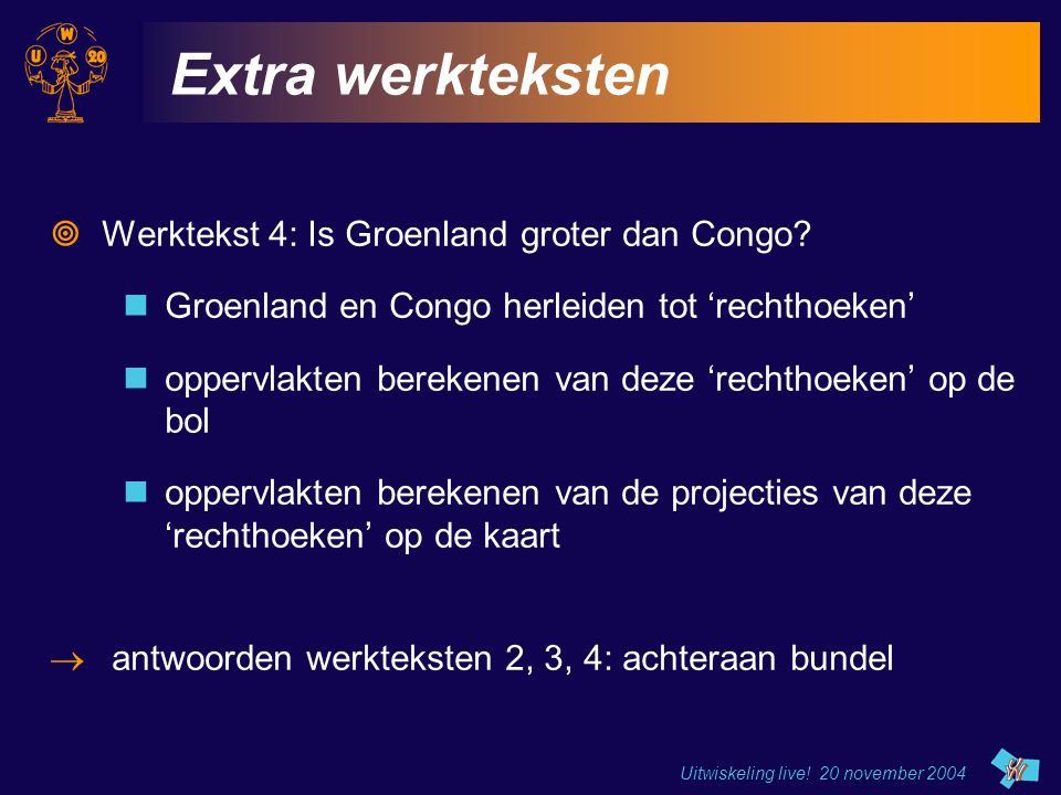Extra werkteksten Werktekst 4: Is Groenland groter dan Congo