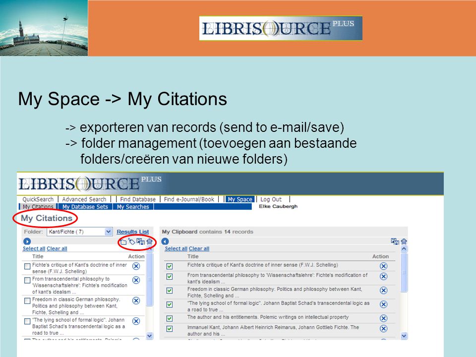 My Space -> My Citations