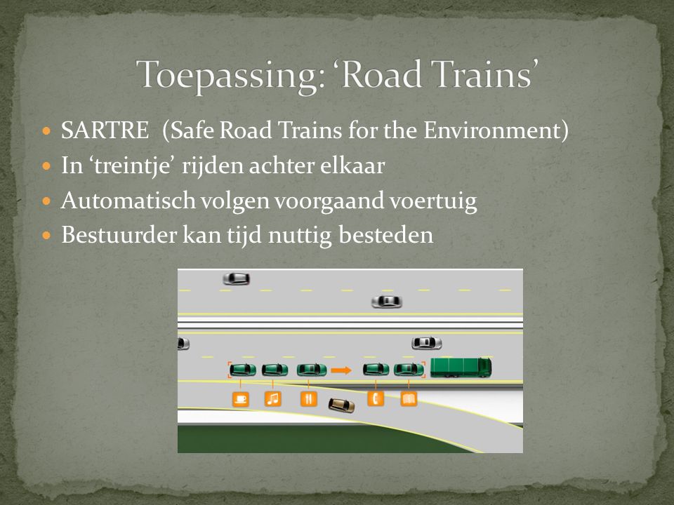 Toepassing: ‘Road Trains’