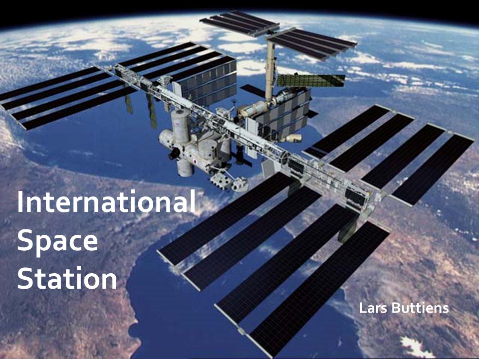 International Space Station Lars Buttiens