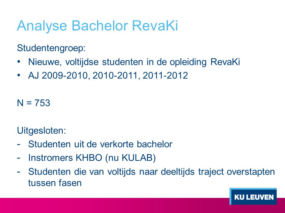 Analyse Bachelor RevaKi