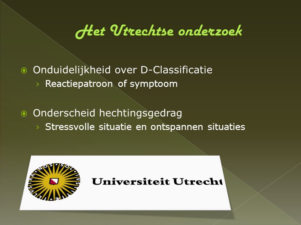 Het Utrechtse onderzoek