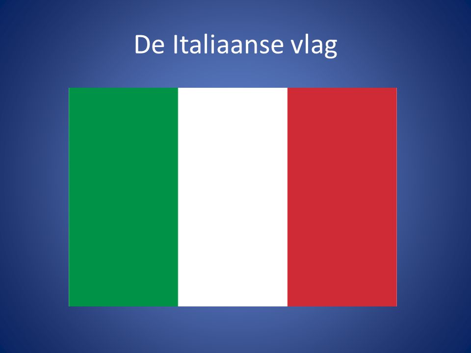 De Italiaanse vlag