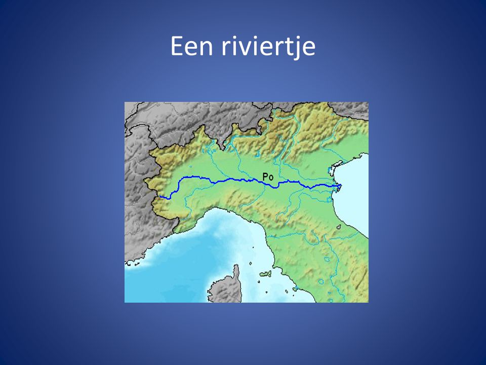 Een riviertje
