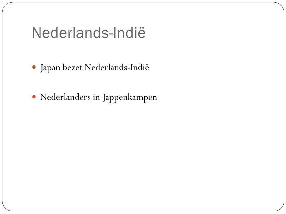 Nederlands-Indië Japan bezet Nederlands-Indië