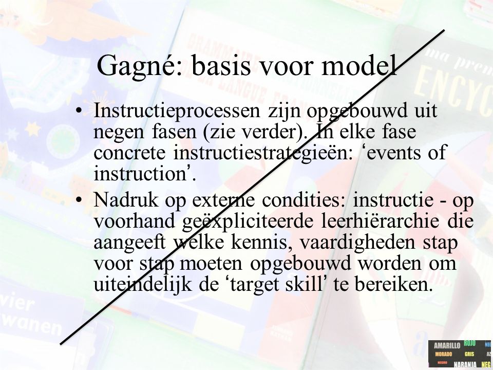 Gagné: basis voor model
