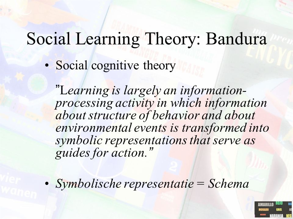 Social Learning Theory: Bandura