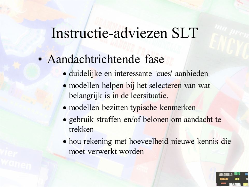 Instructie-adviezen SLT