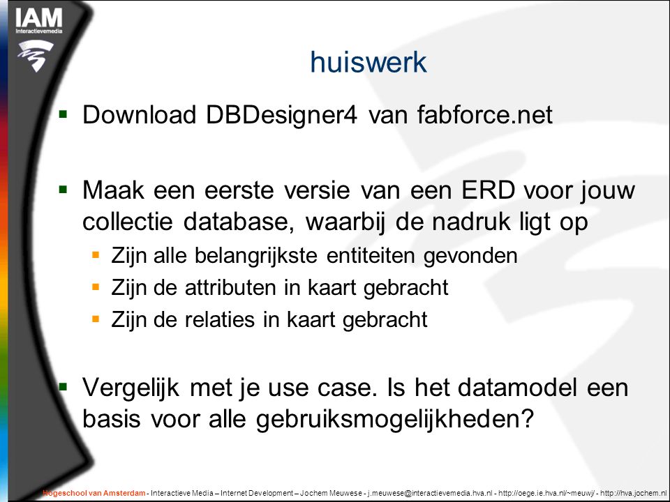 huiswerk Download DBDesigner4 van fabforce.net