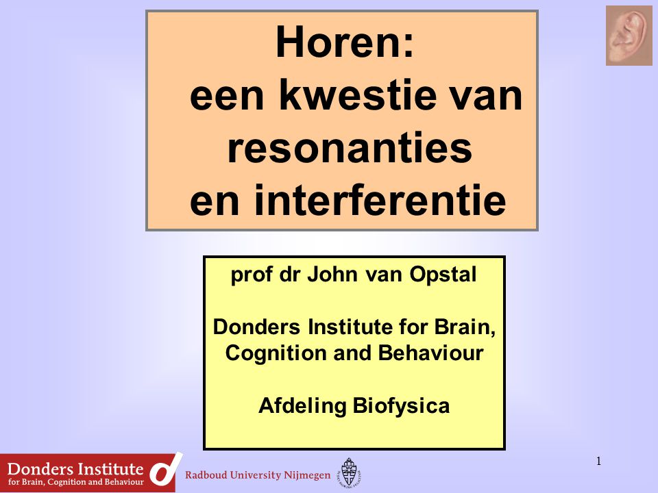 Donders Institute for Brain, Cognition and Behaviour
