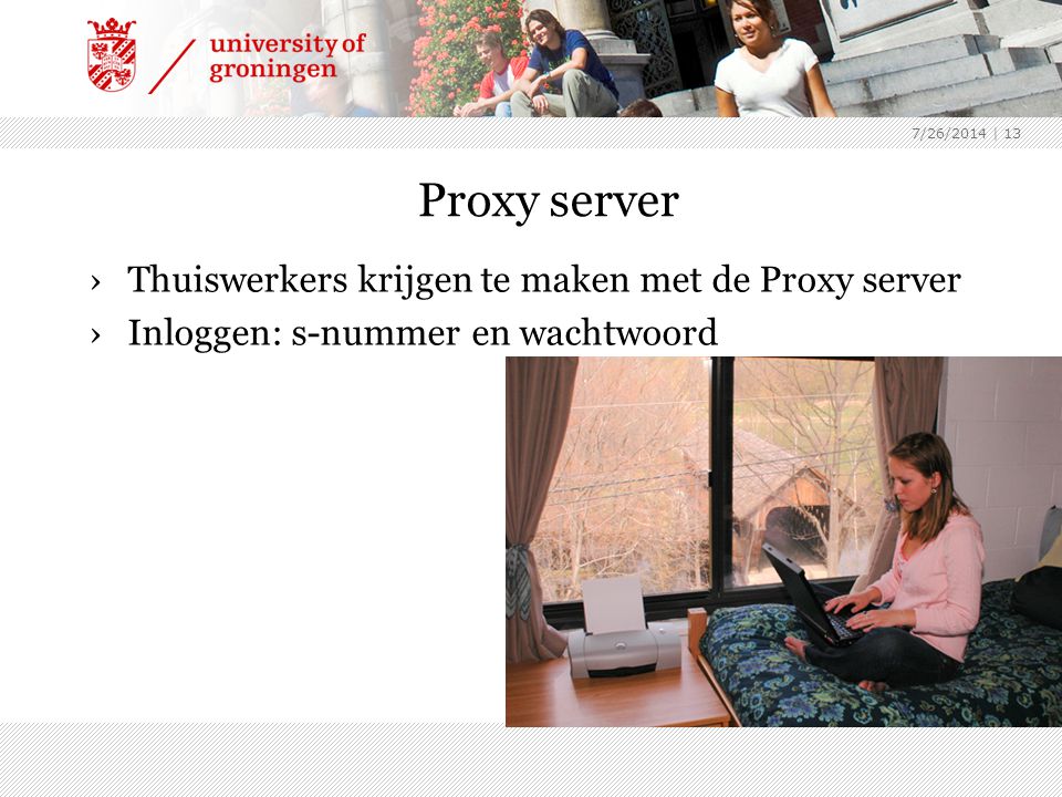 Proxy server Thuiswerkers krijgen te maken met de Proxy server