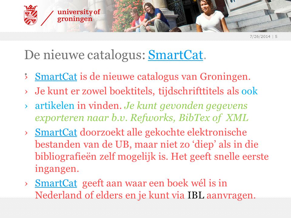 De nieuwe catalogus: SmartCat. .