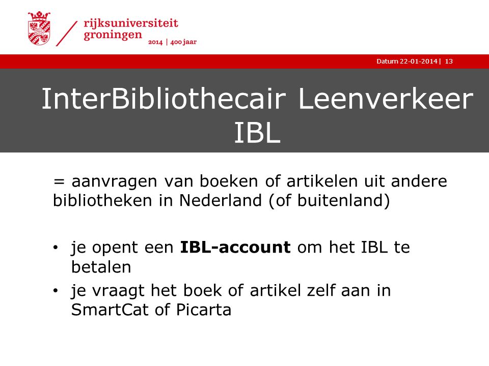 InterBibliothecair Leenverkeer IBL