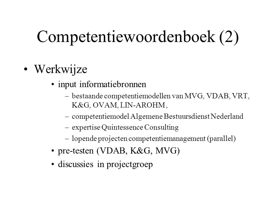 Competentiewoordenboek (2)
