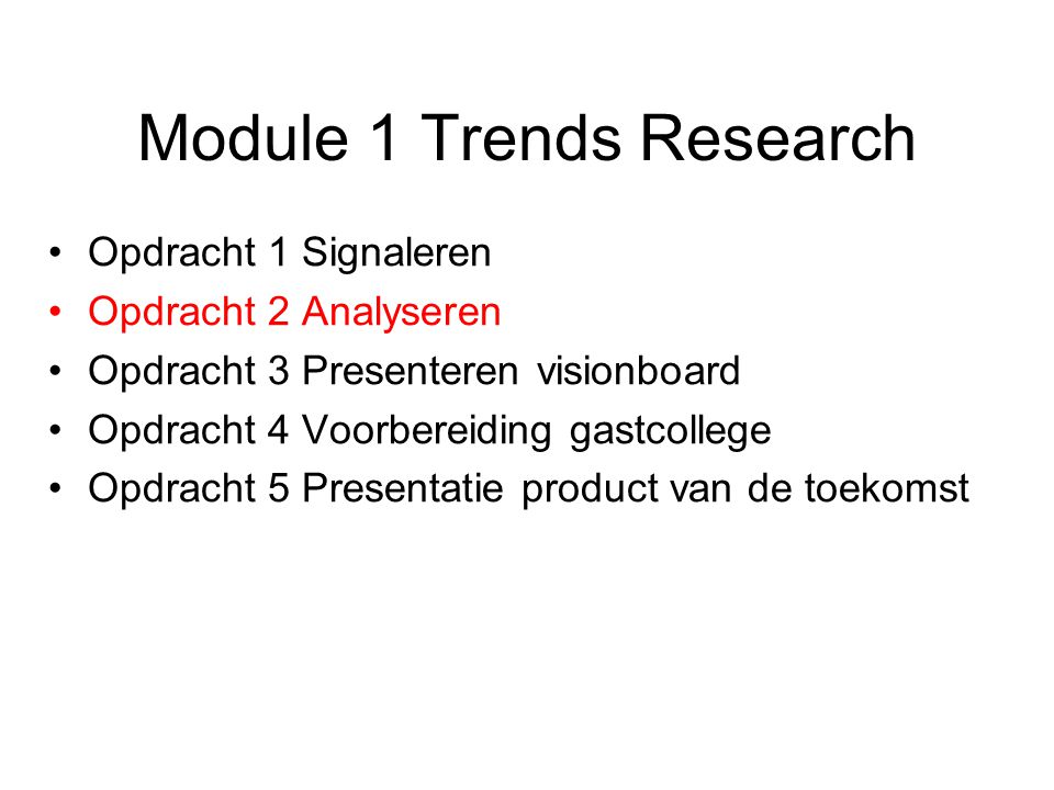 Module 1 Trends Research