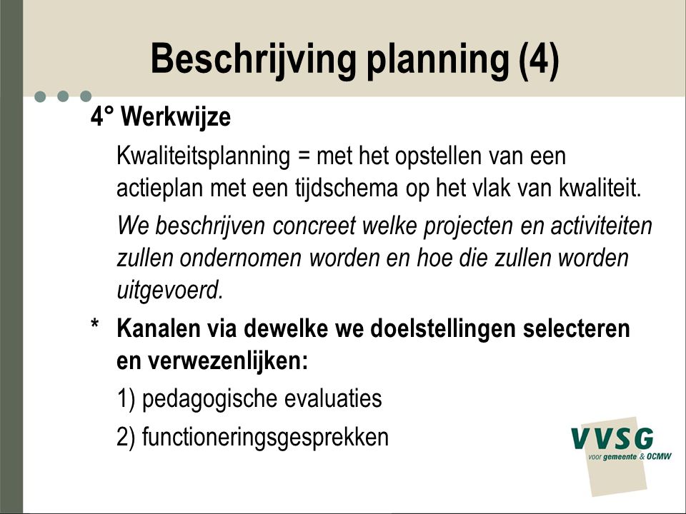 Beschrijving planning (4)
