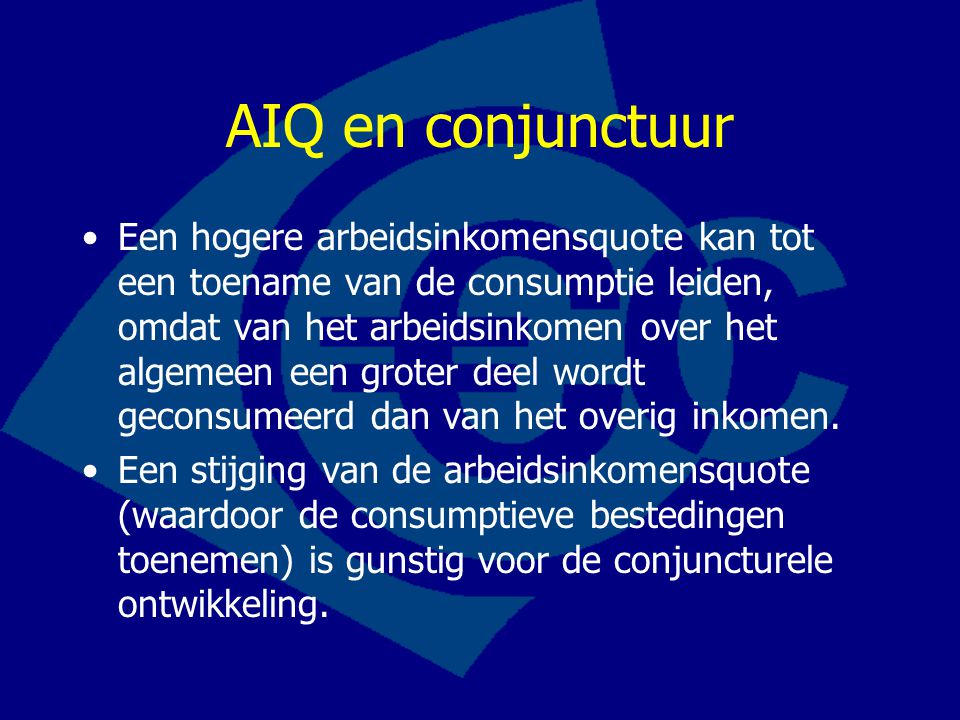 AIQ en conjunctuur