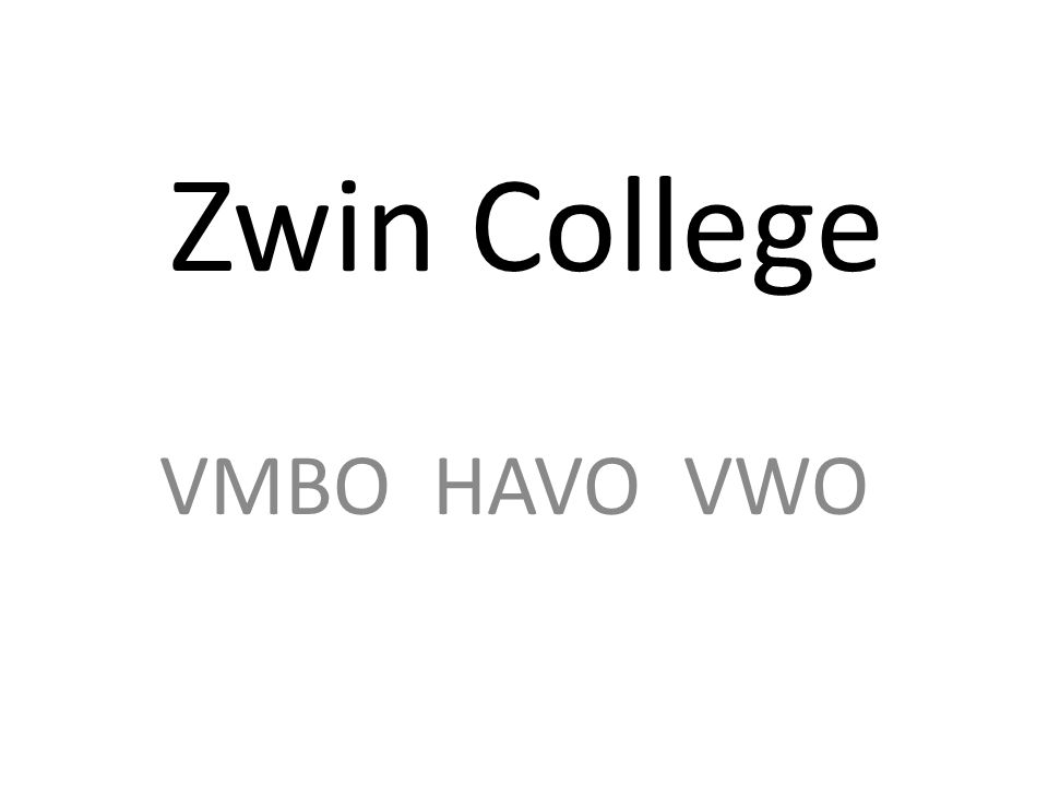Zwin College VMBO HAVO VWO