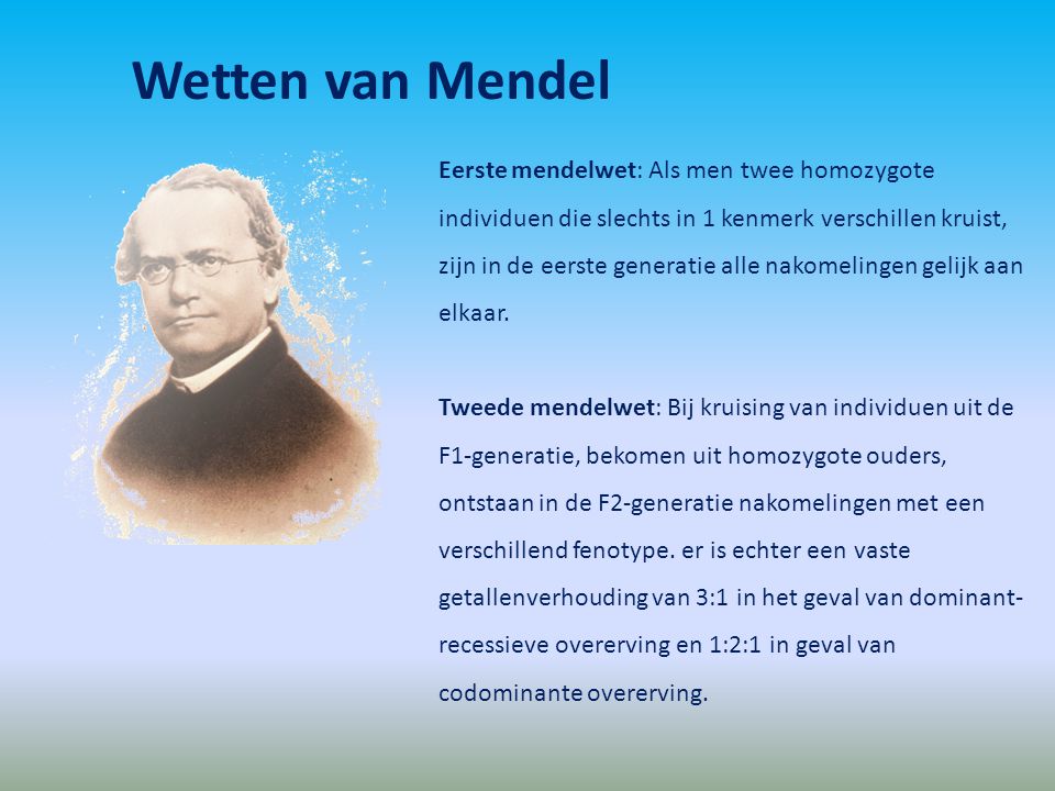 Wetten van Mendel