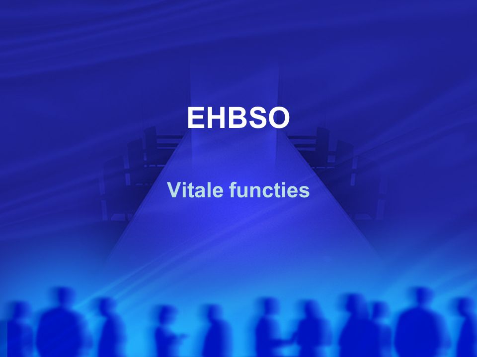 EHBSO Vitale functies