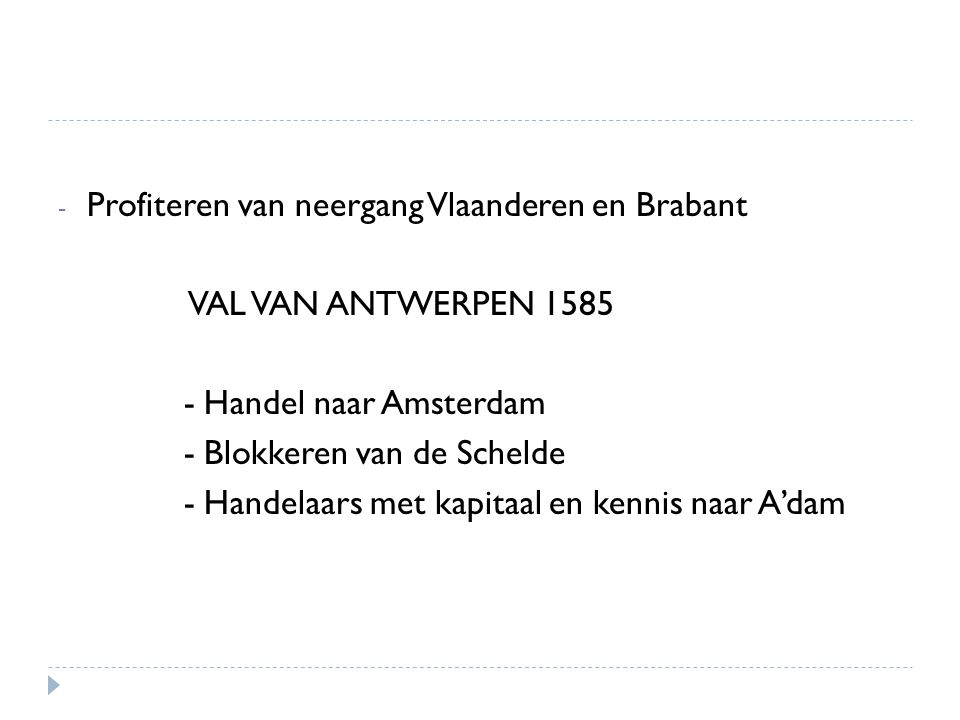 Profiteren van neergang Vlaanderen en Brabant