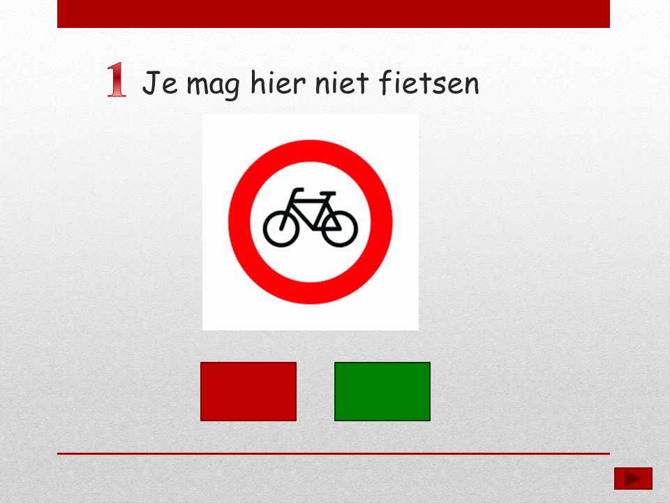 Je mag hier niet fietsen
